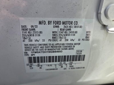 2022 Ford Explorer XLT