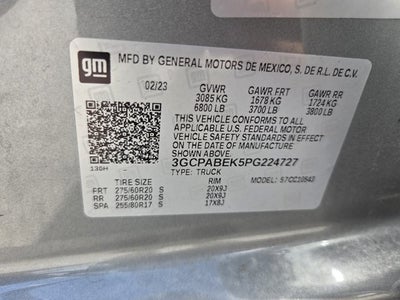 2023 Chevrolet Silverado 1500 Custom