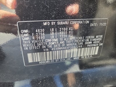 2023 Subaru Legacy Limited
