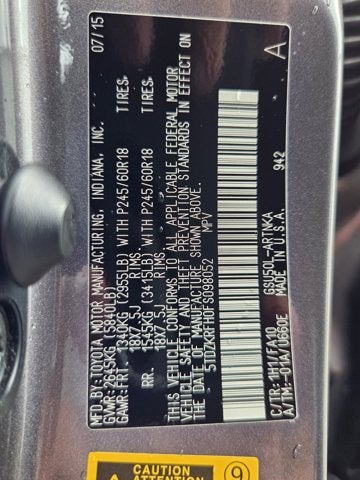 2015 Toyota Highlander LE