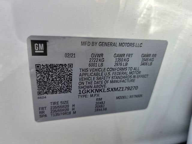 2021 GMC Acadia SLE