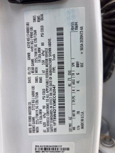 2021 Ford Super Duty F-450 DRW Platinum