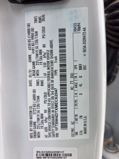 2021 Ford Super Duty F-450 DRW Platinum
