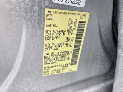 2017 Nissan Titan SL
